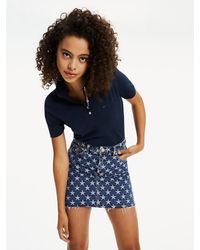 Tommy Hilfiger Basic Polo Van Piqué Katoen - Blauw