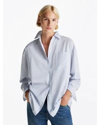 Tommy Hilfiger - Patch Pocket Poplin Oversized Shirt - Lyst