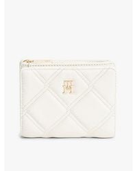 Tommy Hilfiger - Quilted Th Monogram Bifold Wallet - Lyst