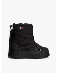 Tommy Hilfiger - Warm Lined Chunky Cleat Hybrid Snow Boots - Lyst