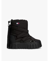 Tommy Hilfiger - Hybride Snowboot Met Warme Voering En Profielzool - Lyst