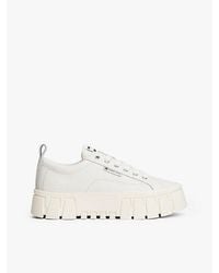 Tommy Hilfiger - Rutschhemmender Platform-Sneaker Mit Leder - Lyst