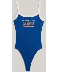 Tommy Hilfiger - Tommy Jeans International Games Logo-Bodysuit - Lyst