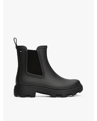 Tommy Hilfiger - Rubberen Regenlaars Met Vlag En Profielzool - Lyst