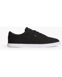 Tommy Hilfiger - Low Profile Canvas Lace-Up Trainers - Lyst