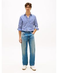 Tommy Hilfiger - Dover Whiskered Selvedge Regular Straight Leg Jeans - Lyst