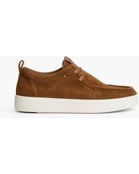 Tommy Hilfiger - Lightweight Suede Moc Toe Shoes - Lyst