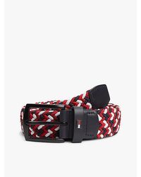 Tommy Hilfiger - Denton Gevlochten Elastische Riem - Lyst