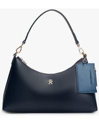 Tommy Hilfiger - Hilfiger Icon Pebble Grain Shoulder Bag - Lyst