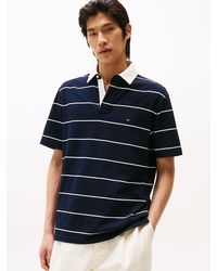 Tommy Hilfiger - Classic Fit Stripe Jersey Polo Shirt - Lyst