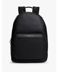 Tommy Hilfiger - Rucksack Mit Logo Aus Metall - Lyst