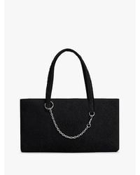 Tommy Hilfiger - Logo Embroidery Denim Tote Bag - Lyst
