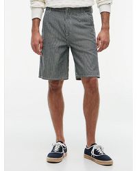 Tommy Hilfiger - Stripe Relaxed Denim Shorts - Lyst