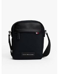 Tommy Hilfiger - Crossbody-Reportertasche Mit Logo-Patch - Lyst