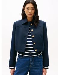 Tommy Hilfiger - Blazer Slim Fit Con Bottoni Dorati - Lyst