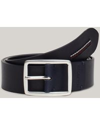 Tommy Hilfiger - Hilfiger Monotype Leather Belt - Lyst