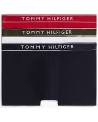 Tommy Hilfiger - 3-Pack Essential Logo Waistband Trunks - Lyst