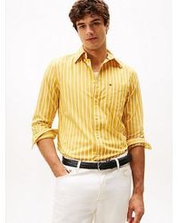 Tommy Hilfiger - Th Flex Regular Fit Overhemd Met Strepen - Lyst