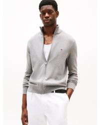 Tommy Hilfiger - Pull Zippé À Col Cheminée - Lyst