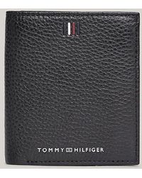 Tommy Hilfiger - Leather Trifold-Brieftasche mit Logo - Lyst
