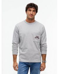 Tommy Hilfiger - Graphic Varsity Pocket Ls Tee - Lyst