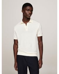 Tommy Hilfiger - Smart Casual Pure Wool Polo Shirt - Lyst