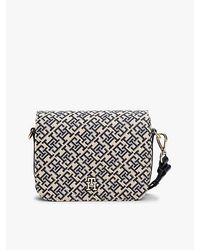 Tommy Hilfiger - Bolso Mensajero Con Monograma Th En Jacquard - Lyst