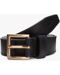 Tommy Hilfiger - Logo Square Buckle Leather Belt - Lyst