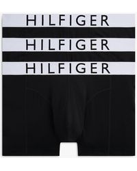 Tommy Hilfiger - 3-Pack Microfibre Logo Waistband Trunks - Lyst