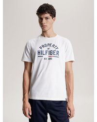 Tommy Hilfiger - Sport T-shirt Met Grafisch Logo - Lyst