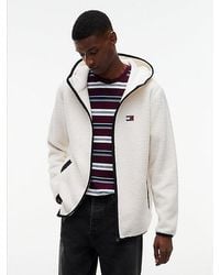 Tommy Hilfiger - Tommy Jeans Badge Teddy Jacket - Lyst