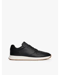 Tommy Hilfiger - Hybride Leren Sneaker Met Fijne Profielzool - Lyst
