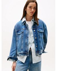Tommy Hilfiger - Chaqueta Vaquera Corta Oversize - Lyst
