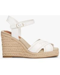 Tommy Hilfiger - Wedge Heel Espadrille Sandals - Lyst