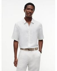 Tommy Hilfiger - New York Label Relaxed Linen Blend Shirt - Lyst