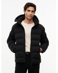 Tommy Hilfiger - Performance Tech Padded Hooded Jacket - Lyst