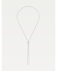 Tommy Hilfiger Roestvrijstalen Ketting Met Verstelbaar Hart - Metallic