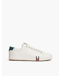 Tommy Hilfiger - Tommy Jeans Archive Leather Flag Stripe Cleat Trainers - Lyst