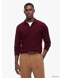 Tommy Hilfiger - Pure Lambswool Polo Jumper - Lyst