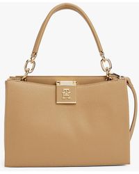 Tommy Hilfiger - Pebble Grain Crossbody Tote Bag - Lyst