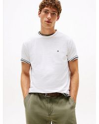 Tommy Hilfiger - Performance Gebreid T-Shirt Met Ronde Hals - Lyst