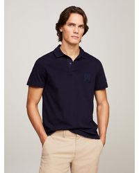 Tommy Hilfiger - Polo coupe standard à monogramme TH en jersey - Lyst