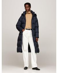 Tommy Hilfiger - Doudoune Longue En Duvet Déperlante - Lyst