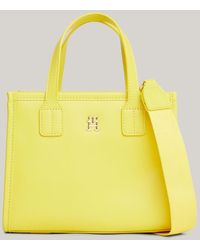 Tommy Hilfiger - Th City Monogram Small Tote - Lyst