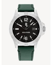 Tommy Hilfiger - Armbanduhr mit schwarzem Zifferblatt - Lyst