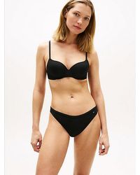 Tommy Hilfiger - Essential Tonal Logo Microfibre Push-Up Bra - Lyst