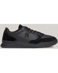 Tommy Hilfiger - Elevated Cupsole Leather Trainers - Lyst