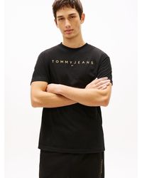 Tommy Hilfiger - Linear Logo Jersey T-Shirt - Lyst
