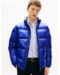 Tommy Hilfiger - Shiny Water Repellent Down Puffer Jacket - Lyst