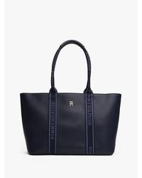Tommy Hilfiger - Bolso Tote Con Inscripción De - Lyst